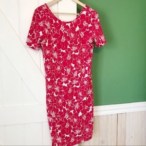 Land’s End Hibiscus Print Dress (Sz: 6/8)